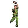 Kickboxing uniform “Future” for Kids - size 130 = 130 cm, white-black (Size 130, 130 cm, Color White - Black)