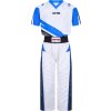 Kickboxing uniform “Urban Arts” - white-green, size 130 (Size 130, Color White - Green, Gloves cut Without Label)