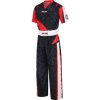 Kickboxing uniform “Urban Arts” - white-green, size 130 (Size 130, Color White - Green, Gloves cut Without Label)