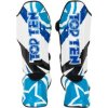 Shin- and Instep Guard “Urban Arts” - gold-white, size M (Size M, Color Gold - White, Gloves cut Without Label)