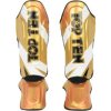 Shin- and Instep Guard “Urban Arts” - gold-white, size M (Size M, Color Gold - White, Gloves cut Without Label)