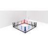 Boxing ring, flat ring, foldable “Take-out” - size 5x5m (Dimensions 5 m x 5 m, Gloves cut Without Label)
