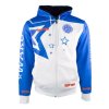 Mikina ZIP "WAKO Stars" - veľkosť L (Size L, Color White - Blue)