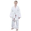 Judo-Gi “Kirin” - white, size 130 cm (Color White, Size 130 cm, Gloves cut Without Label)