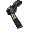 Shiny Taekwon-Do belt with box (with embroidery) “TAEKWONDO” - black, size 330 cm (Color Black, Size 330 cm)
