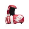 Pointfighter "Glossy Block" - červeno-biely, veľkosť S (Size S, Color Red - White, Gloves cut Without Label)