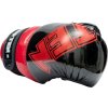 Pointfighter "Glossy Block" - červeno-biely, veľkosť S (Size S, Color Red - White, Gloves cut Without Label)