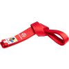 Karate belt (with WKF-Label) - red, size 240 cm (Color Red, Size 240 cm, Gloves cut Without Label)