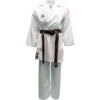 hayashi gi air deluxe white red 0474 b front 1