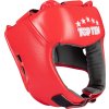 Head Guard “Competition” - red, size S (Size S, Color Red)