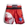 Kickbox-Shorts TOP TEN “WAKO Star” - red, size XS (Size XS, Color Red, Gloves cut Standard)
