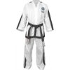 Taekwon-Do Instructor Dobok “Premium Gold” (4th - 6th Dan) (ITF approved) - white, size 160 cm (Color White, Size 160 cm)