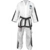 Taekwon-Do Instructor Dobok “Premium Gold” (4th - 6th Dan) (ITF approved) - white, size 160 cm (Color White, Size 160 cm)
