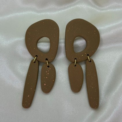 straka nausnice handmade polymer polymerova hmota straka rucna praca limitovana kolekcia
