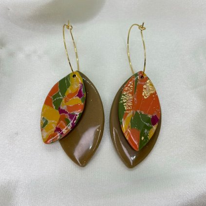 straka nausnice handmade polymer polymerova hmota straka rucna praca limitovana kolekcia