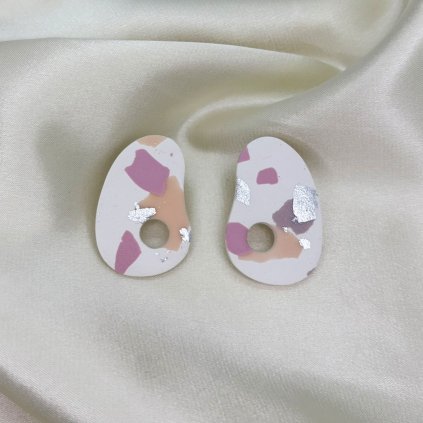 straka nausnice handmade polymer polymerova hmota straka rucna praca limitovana kolekcia