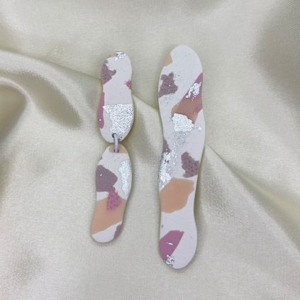 straka nausnice handmade polymer polymerova hmota straka rucna praca limitovana kolekcia