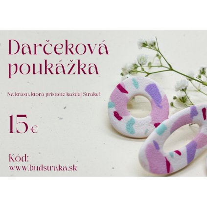 poukážka darcek potesenie darcekova poukazka voucher na nakup