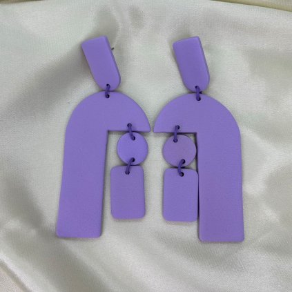 straka nausnice handmade polymer polymerova hmota straka rucna praca limitovana kolekcia