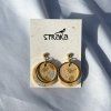 straka nausnice handmade polymer polymerova hmota straka rucna praca elegantne