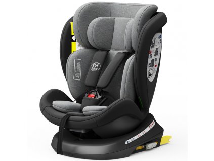 Autosedačka TWT Plus iSIZE BUF BOOF Black s otočným Isofixem o 360 stupňů od 0 do 36 kg 40-150 cm