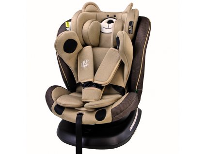Autosedačka TWT Plus iSIZE BUF BOOF UrsCoffee s otočným Isofixem o 360 stupňů od 0 do 36 kg 40-150 cm