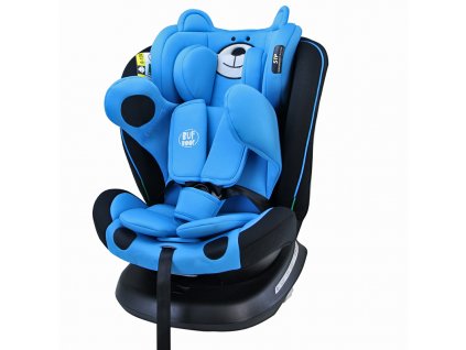 Autosedačka TWT Plus iSIZE BUF BOOF UrsBlue s otočným Isofixem o 360 stupňů od 0 do 36 kg 40-150 cm