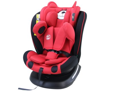 Autosedačka TWT Plus iSIZE BUF BOOF UrsRed s otočným Isofixem o 360 stupňů od 0 do 36 kg 40-150 cm