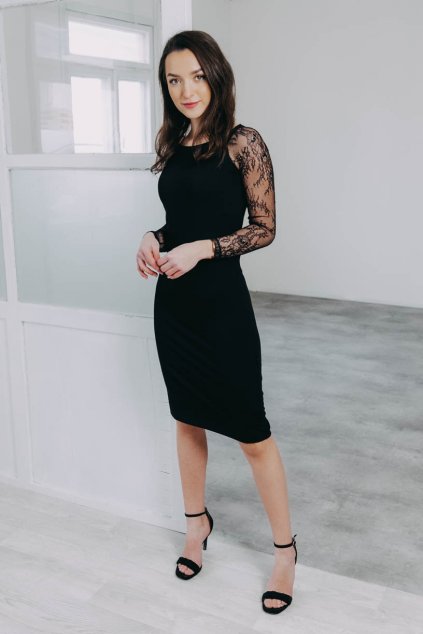 Outlet - Šaty Simba Black Lace