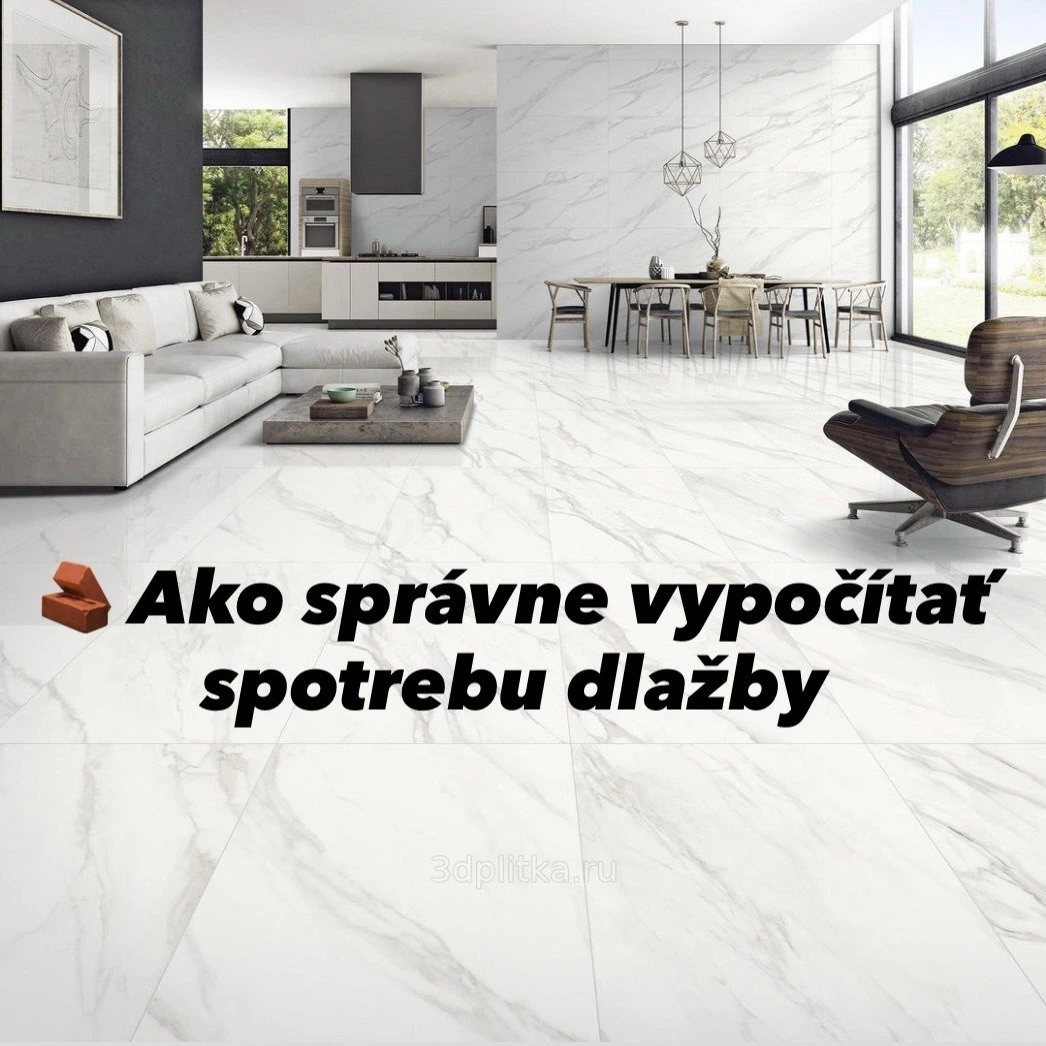 Ako jednoducho vypočítať spotrebu dlažby