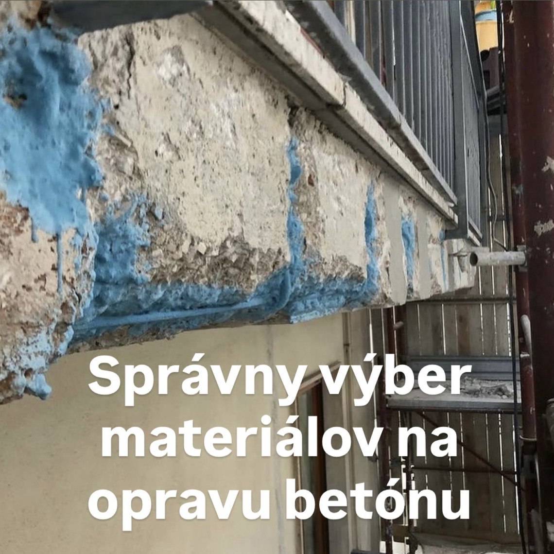 Správny výber materiálov na opravu betónu