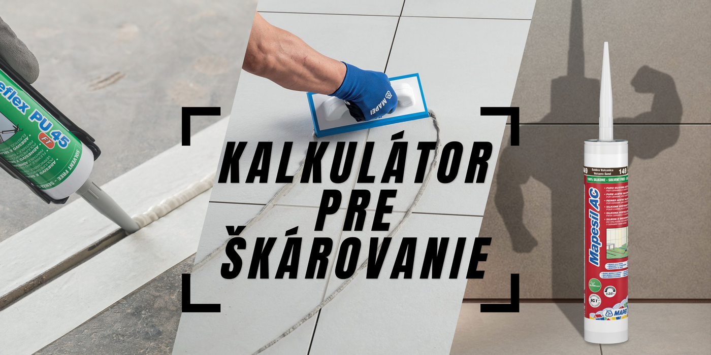 Kalkulátor pre škárovanie