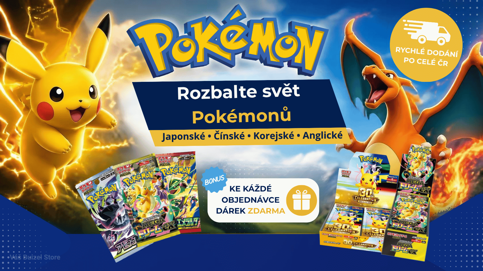 Pokémon reklamní banner