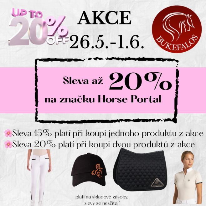 🎉 Speciální akce na Horse Portal Fashion! 🐎 Využijte skvělou nabídku na stylové jezdecké oblečení: 👉 Sleva 15 % při nákupu...