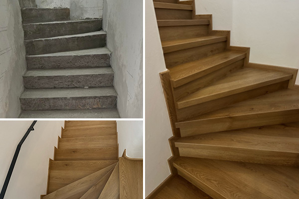 Vinylové schody s nosem BUKOMA Dub classic Brno