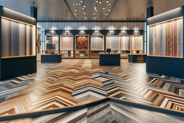 Vinylové podlahy - typy pokládek a velikosti prořezu