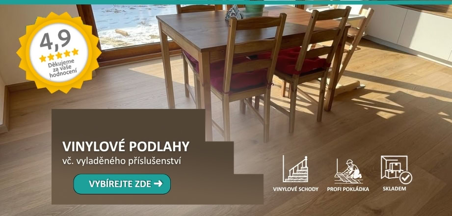 Vinylové podlahy s příslušenstvím banner