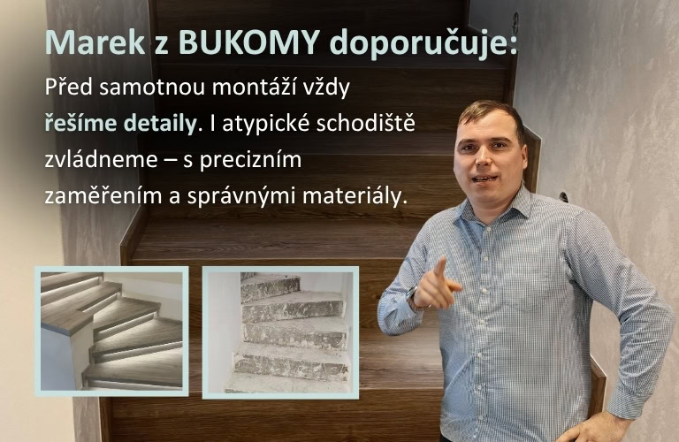 Marek z BUKOMY radí – vinylové schody (mobilní verze)