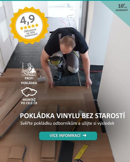 Pokládka vinylu bez starostí, svěřte pokládku odborníkům a užijte si výsledek – zjistit více