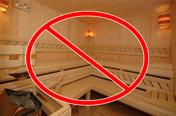 Vinylové podlahy nepatří do sauny