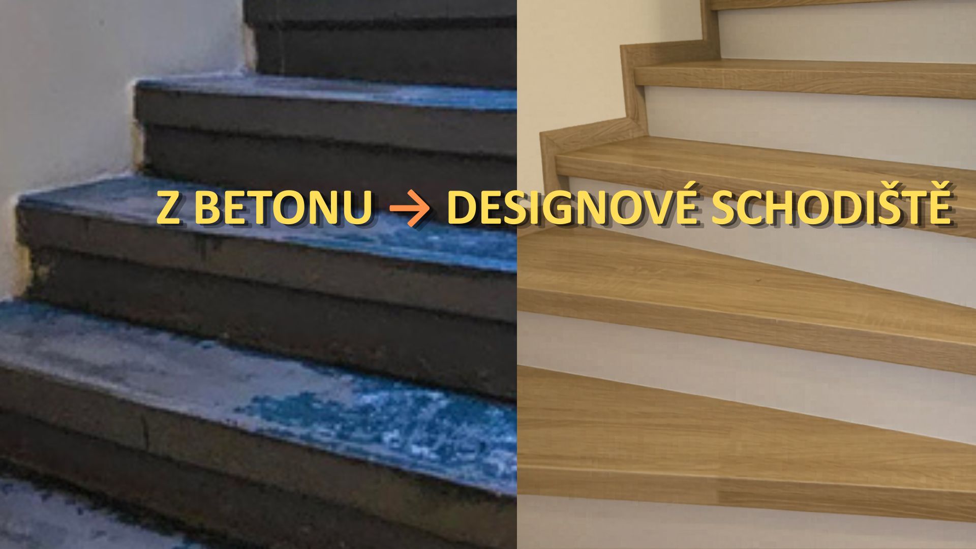 Video ukázka realizace obkladu schodiště s podlahou BUKOMA Dub Bardolíno Přírodní, České Budějovice