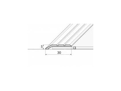 Ukoncovaci najezd 3 mm schema