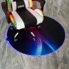 BUKOMA Play RGB – herní podložka pod židli s LED 120 cm, 4 mm