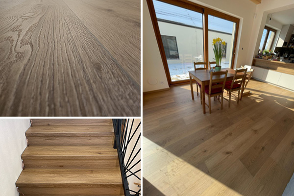 Vinylové podlahy v celém domě – Studnice u Vyškova