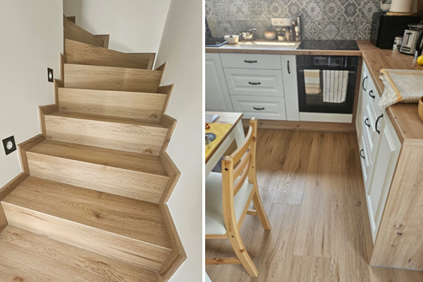 Vinylové schody BUKOMA PREMIUM UCLICK XL Dub Natur Praha