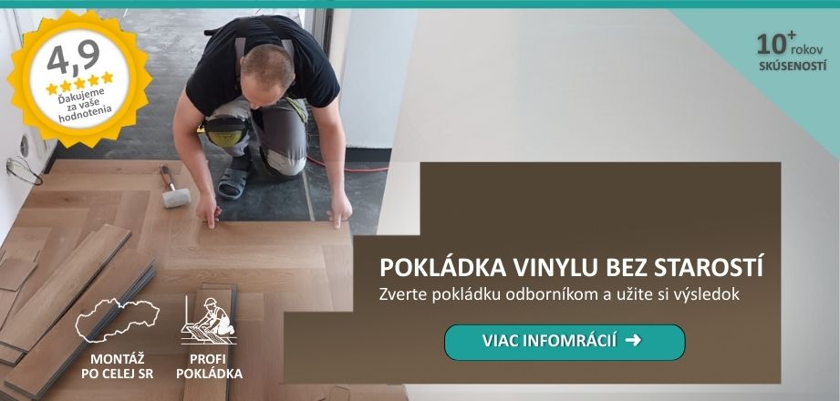 Profesionální pokládka vinylových podlah