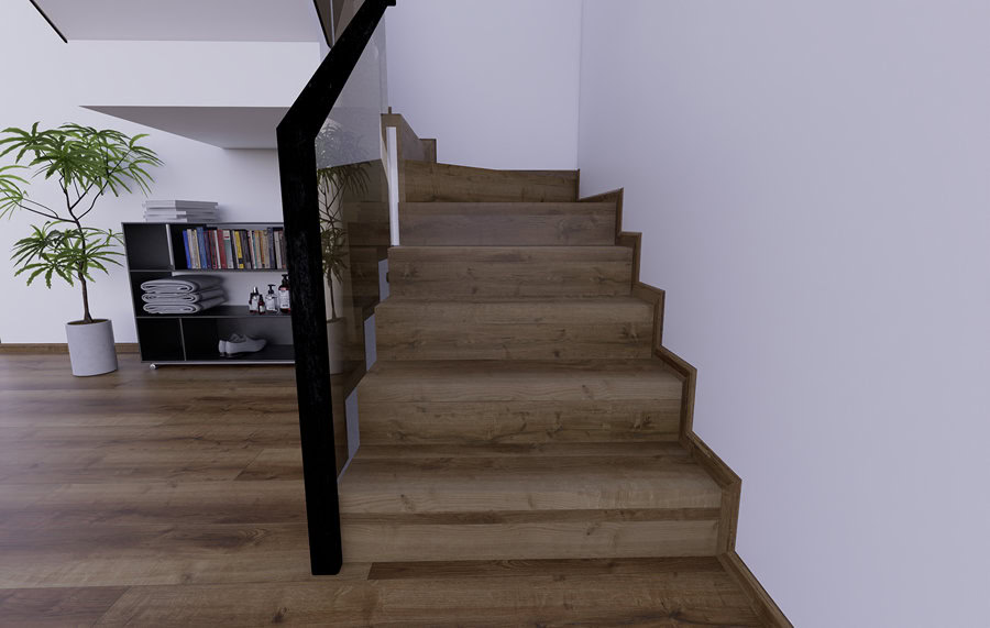 Virtuální showroom BUKOMA – schody bez nosu