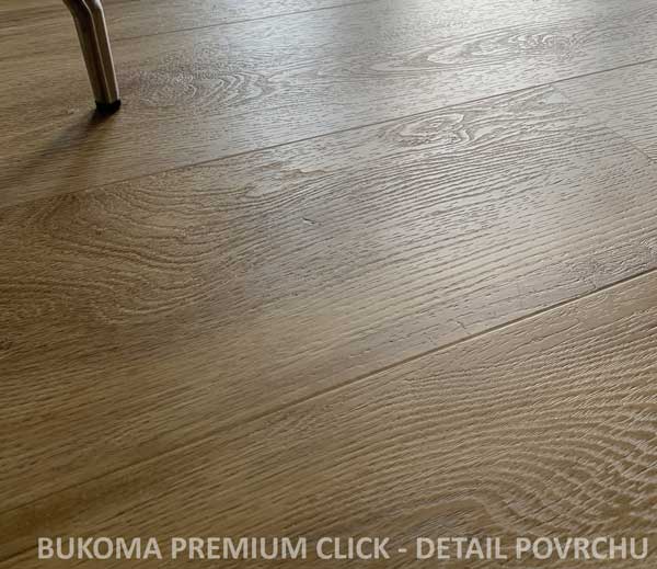 Detail povrchu BUKOMA PREMIUM U-CLICK