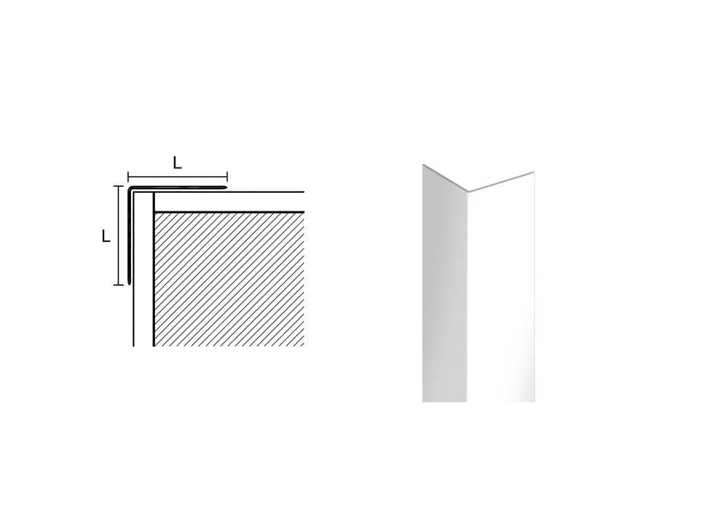 Lista k ochrane rohu pvc bila