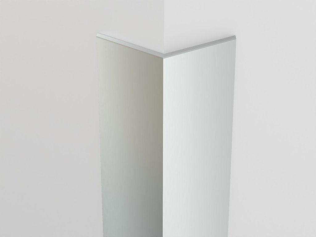 Lišta k ochraně rohu protinárazová elox stříbro 20x20